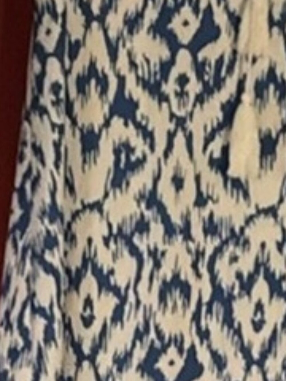 Blue and White Maxi Dress